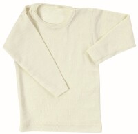 Wolle/Seide Unterhemd langarm, Größe: 110/116