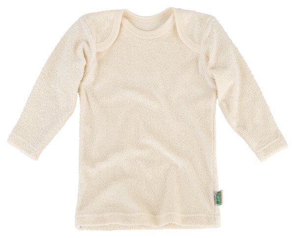 Frottee-Unterhemd langarm, Größe: 110/116