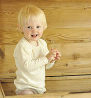 Frottee-Unterhemd langarm, Größe: 110/116